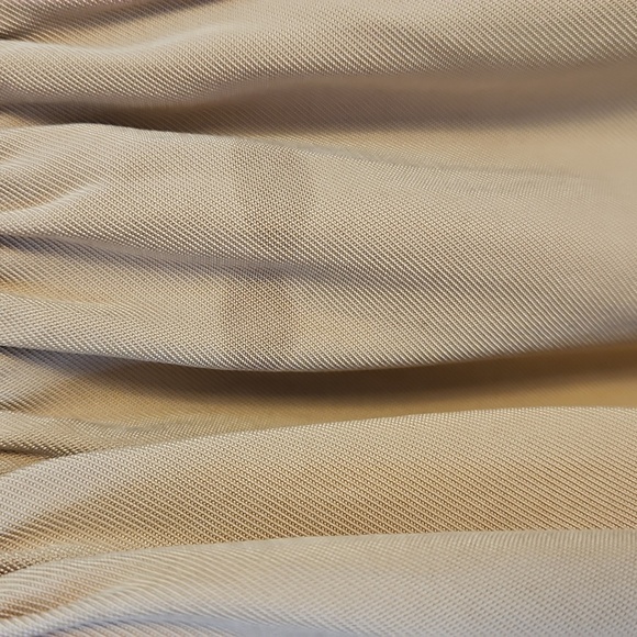 Zara Tan Long Sleeve Tiered Dress - Picture 3 of 8